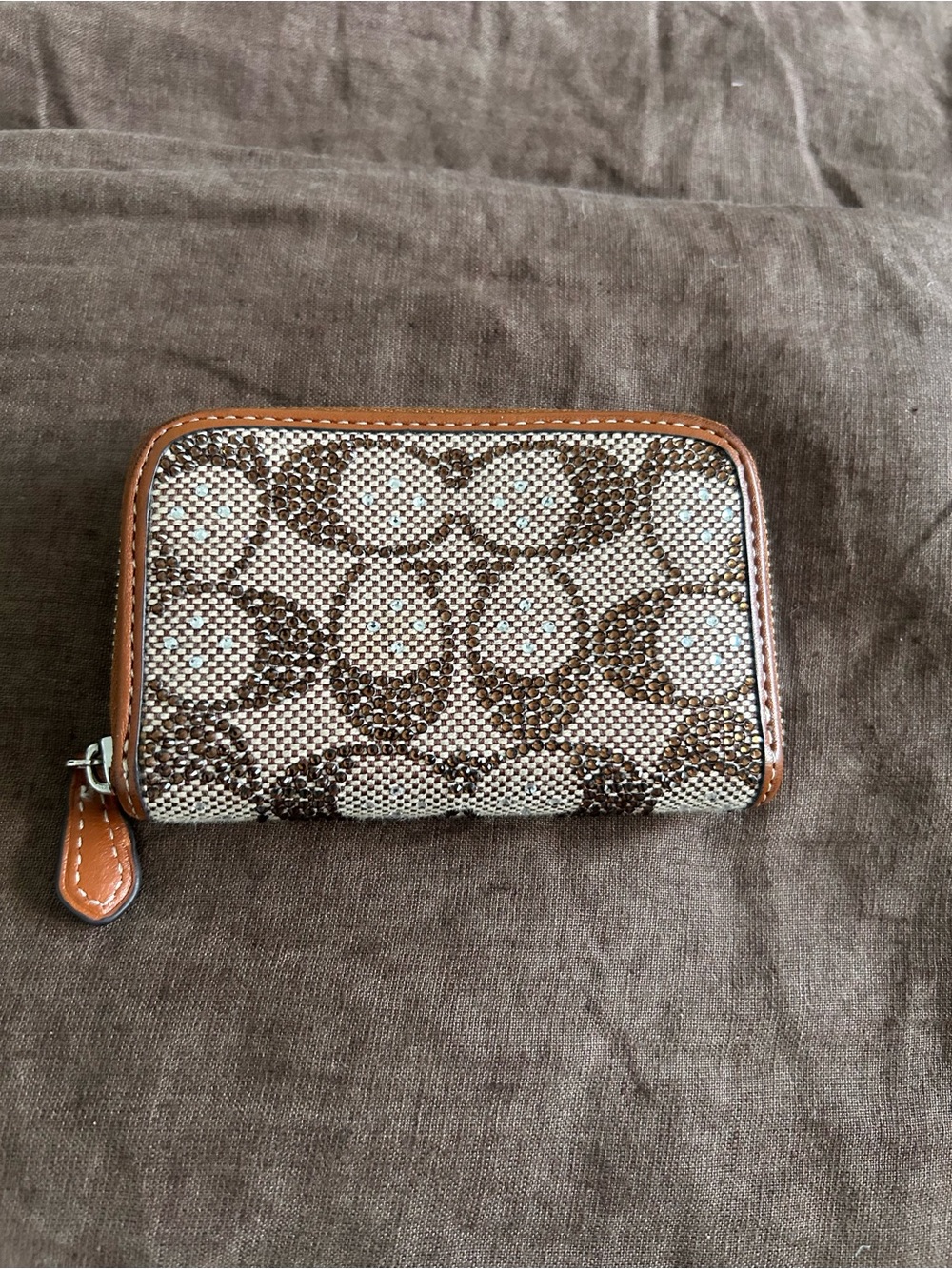 Coach Crystal Card Case